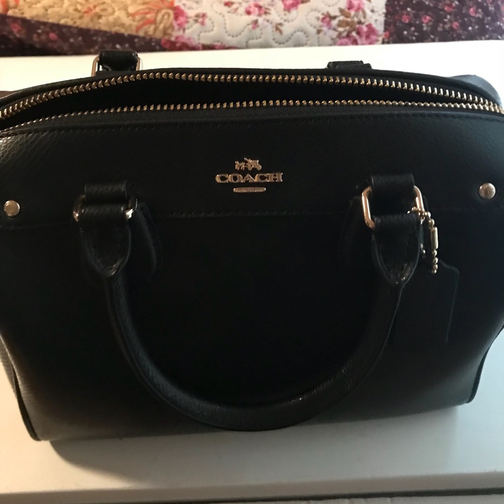 Black Coach small handbag perfect condition